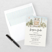 Bonjour Bebe Paris French Baby Shower 招待状