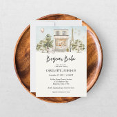 Bonjour Bebe Paris French Baby Shower 招待状