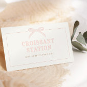 Bonjour Bébé Pink Paris Eiffel Baby Shower プレイスカード