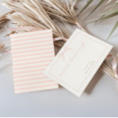 Bonjour Bébé Pink Paris Eiffel Tower Baby Shower サンキューカード