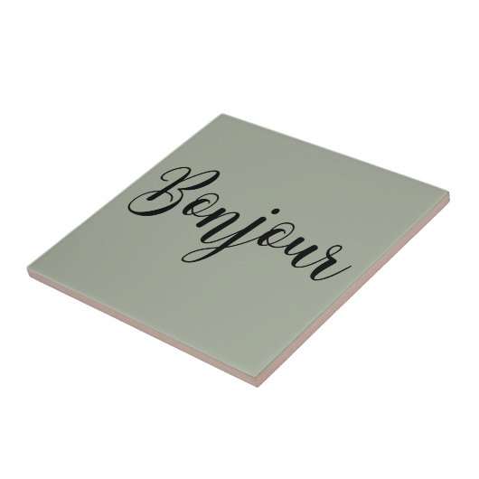 Bonjour-blackText タイル (側面)
