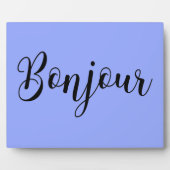 Bonjour-blackText フォトプラーク (正面)