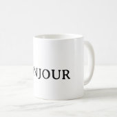 BONJOUR Classic Mug, 11 oz コーヒーマグカップ (正面右)