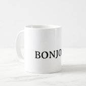 BONJOUR Classic Mug, 11 oz コーヒーマグカップ (正面左)