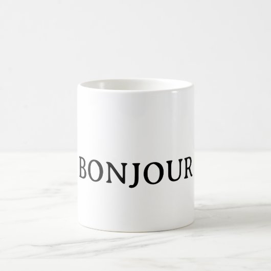 BONJOUR Classic Mug, 11 oz コーヒーマグカップ (中央)