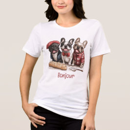 Bonjour French Bulldogs トライブレンドＴシャツ