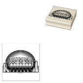 Bonjour, Hi Landmark Wood Art Stamp ラバースタンプ (押印)