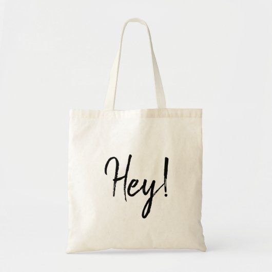 Bonjour! | Modern Script French Hello Design トートバッグ (正面)