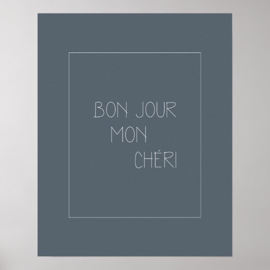 Bonjour Mon Chéri II ポスター (正面)