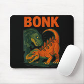Bonk Dinosaur Funny Prehistoric Humor Design マウスパッド (マウス)