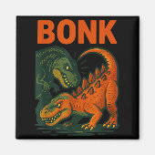 Bonk Dinosaur Funny Prehistoric Humor Design マグネット (正面)