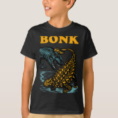 Bonk Dinosaur Funny Prehistoric Humor Design  Tシャツ (正面)