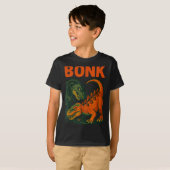 Bonk Dinosaur Funny Prehistoric Humor Design  Tシャツ (正面フル)