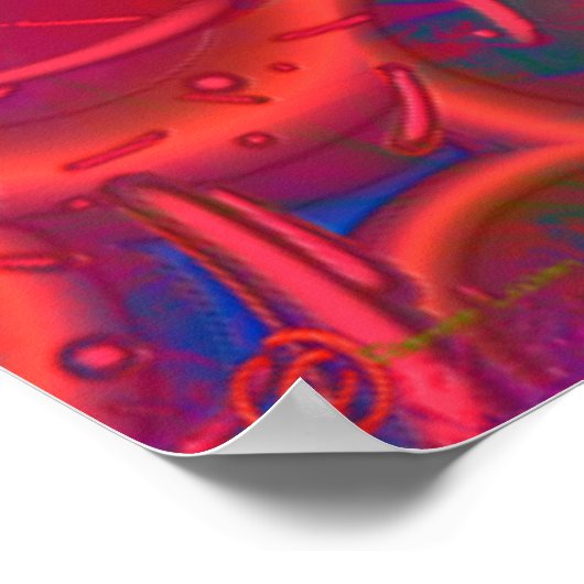 Bonkers 3Dフラクタル ポスター (角)