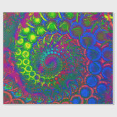 Bonkers 3Dフラクタル ラッピングペーパー (フラット)