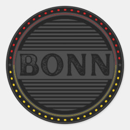 Bonn City Pride Emblem – German Identity ラウンドシール