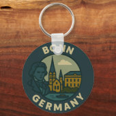 Bonn Germany City Art キーホルダー (正面)