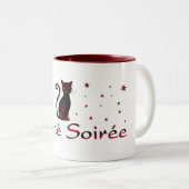 Bonneフランスの Soireeコーヒーマグ ツートーンマグカップ (正面右)