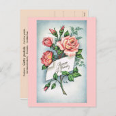 Bonne Anneeのフランスのな年賀状 シーズンポストカード (正面/裏面)