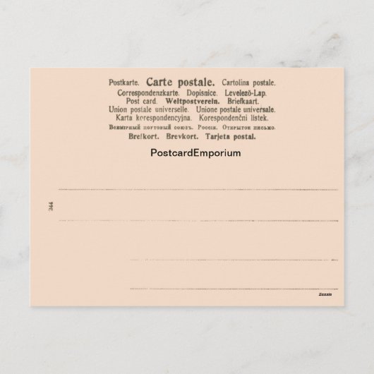 Bonne Anneeのヴィンテージのフランス人の年賀状 シーズンポストカード (裏面)