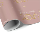 Bonne Année 2026 Elegant Wrapping Paper ラッピングペーパー (ロールコーナー)