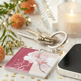 Bonne Année 2026 Floral Keychain キーホルダー