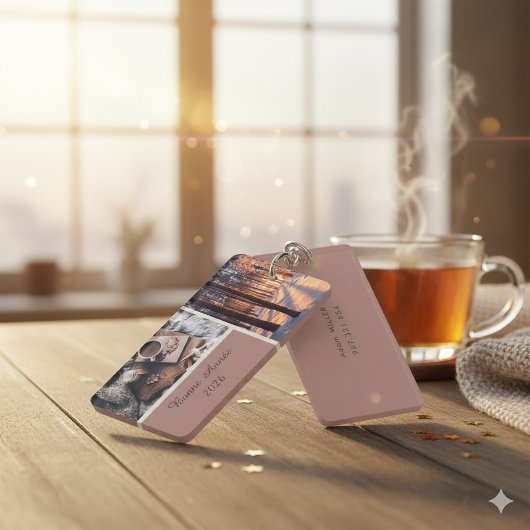 Bonne Année 2026 Personalized Acrylic Keychain キーホルダー