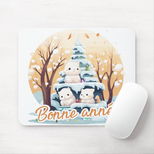 Bonne année aussi マウスパッド (マウス)