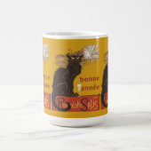 Bonne Annee Happy New Year Le Chat Noir コーヒーマグカップ (中央)