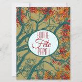 Bonne fête des pères ! La valeur des arbres カード (正面)