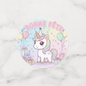 bonne fête licorne  コンフェッティ (スモール正面)