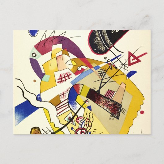 Bonne humeur, 1923年Wassily Kandinsky著 ポストカード (正面)