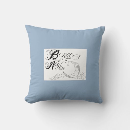 Bonne Nuitの子供部屋の枕 クッション (正面)
