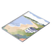 Bonnet Shores | Rhode Island Beach Watercolor ノートブック (左側)