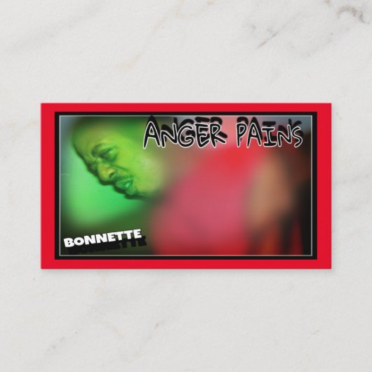 BONNETTE DA BANDIT 怒りの痛みコーリングカード コーリングカード (正面)