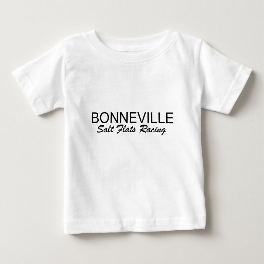 bonnevilleの塩の平地競走 ベビーTシャツ (正面)