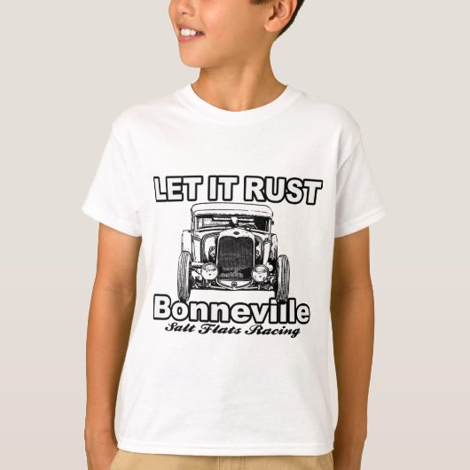 Bonnevilleの塩の平地競走 Tシャツ (正面)