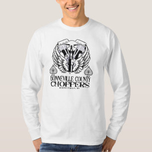 Bonneville郡のチョッパー233のピンナップ Tシャツ