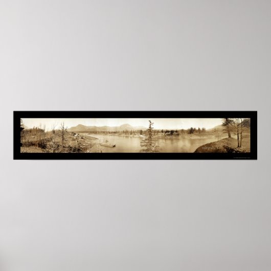 Bonneville Dam Locks写真1934 ポスター (正面)