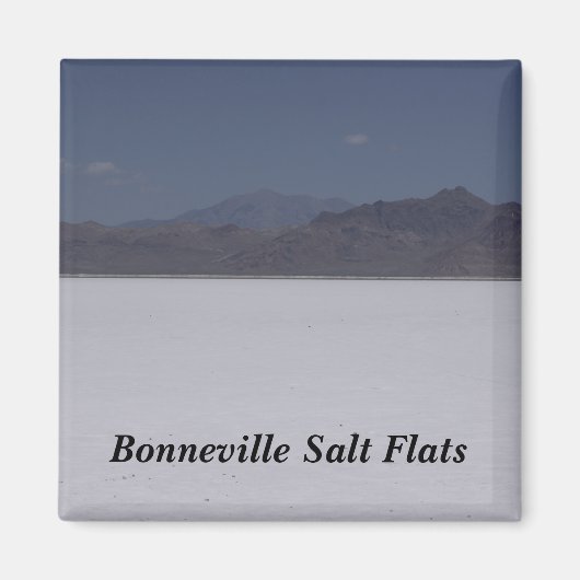 Bonneville Salt Flats, Utah マグネット (正面)