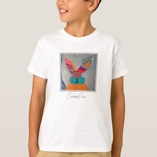 Bonnie Bunnie Child's Tシャツ – CreativelyDrawn (正面)