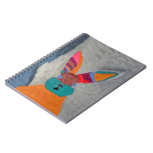 Bonnie Bunnie Spiral Notebook - CreativeDraw ノートブック (左側)