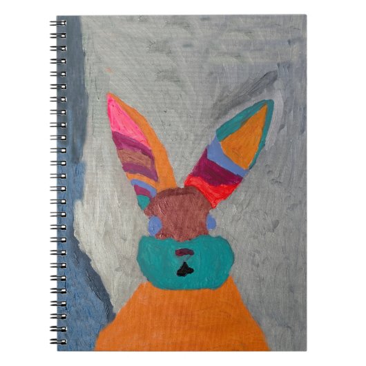 Bonnie Bunnie Spiral Notebook - CreativeDraw ノートブック (正面)