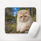 Bonnie Cat Mouse Pad | Paws & Pages マウスパッド (マウス)
