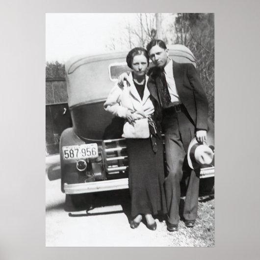 BONNIE & CLYDE -テキサス州州1933 ポスター (正面)