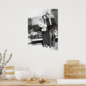 BONNIE & CLYDE -テキサス州州1933 ポスター (キッチン)