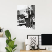 BONNIE & CLYDE -テキサス州州1933 ポスター (ホームオフィス)