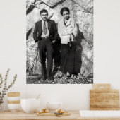 BONNIE & CLYDE -テキサス州州A.1933 ポスター (キッチン)