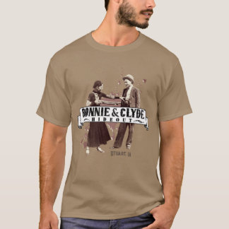 Bonnie & Clyde Hideout:（ばちゃばちゃ）跳ねる Tシャツ