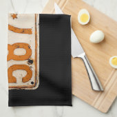 Bonnie & Clyde License Plate キッチンタオル (四つ折り)